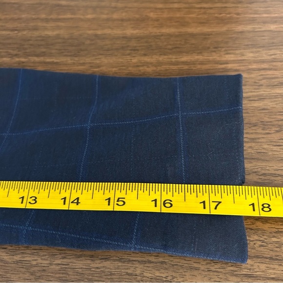 CABI Sunset Kiss Plaid Blue Blazer Jacket Women’s Size 6 Windowpane - Picture 11 of 11